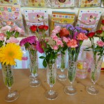 綺麗なテーブルの花