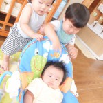 ２人でゆらしてあげよう～～