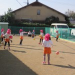 きりん組　第三園庭遊び