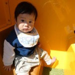 運転席から、こんにちはー